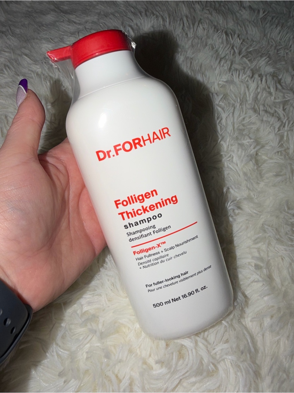 NEW Dr. ForHair Folligen Thickening Shampoo Jumbo Size 16.9oz